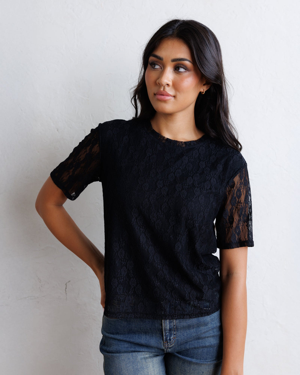 Laid Back Lace Tee