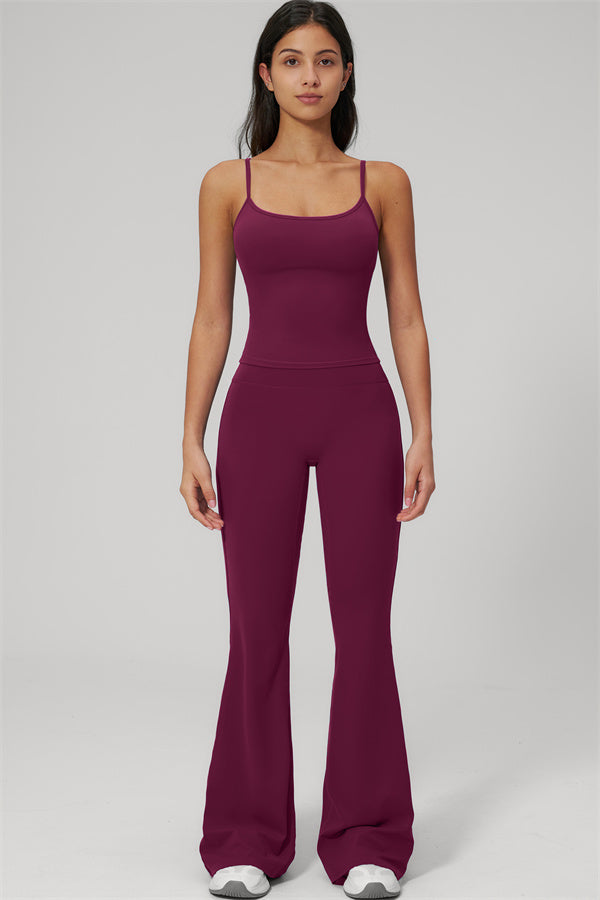 The Rapture Tank Top Flared Leggings 2-Piece Set