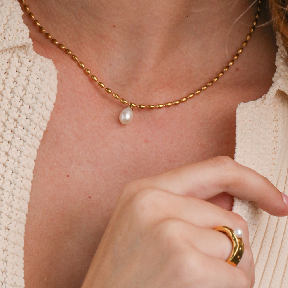 18K Gold-Plated Elvira Necklace