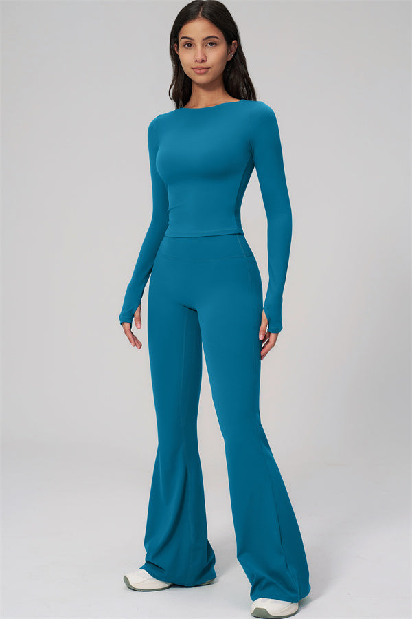 The Rapture Long Sleeve T-shirt Flared Leggings 2-Piece Set