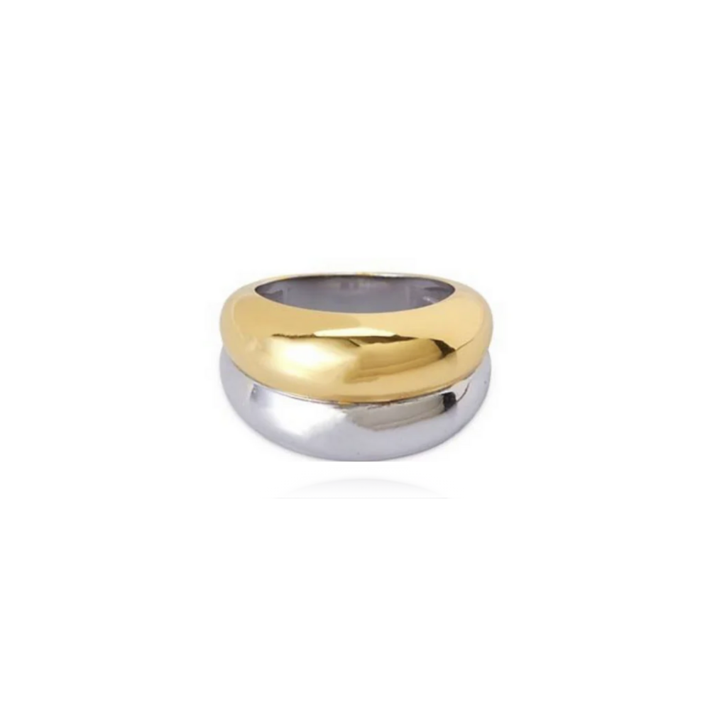 18K Gold-Plated Rain Ring