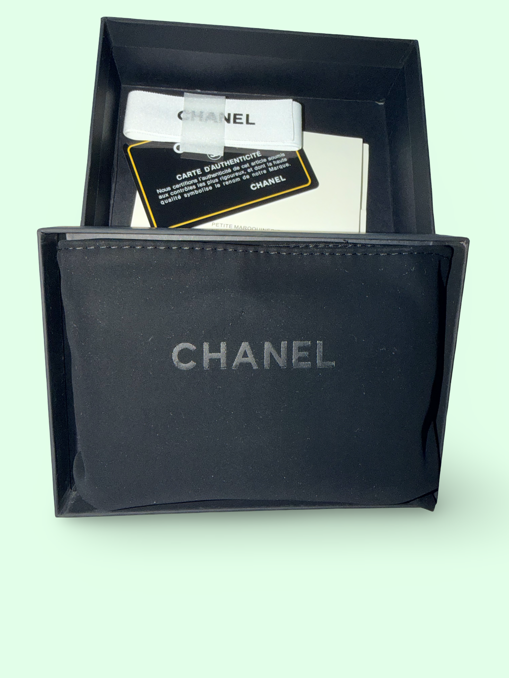 CC Mint Green Quilted Card Holder