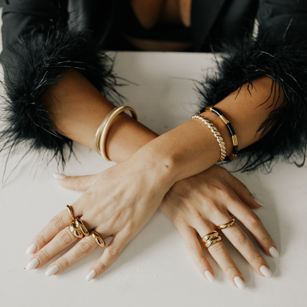 18K Gold-Plated Reese Ring