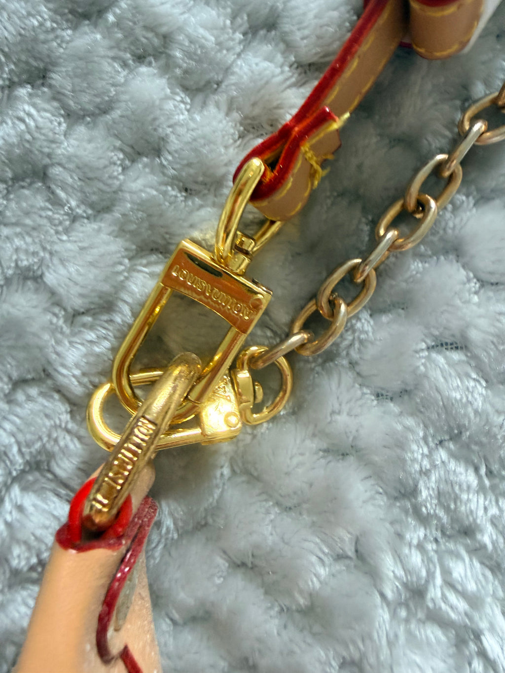 L V Loop Crescent bag