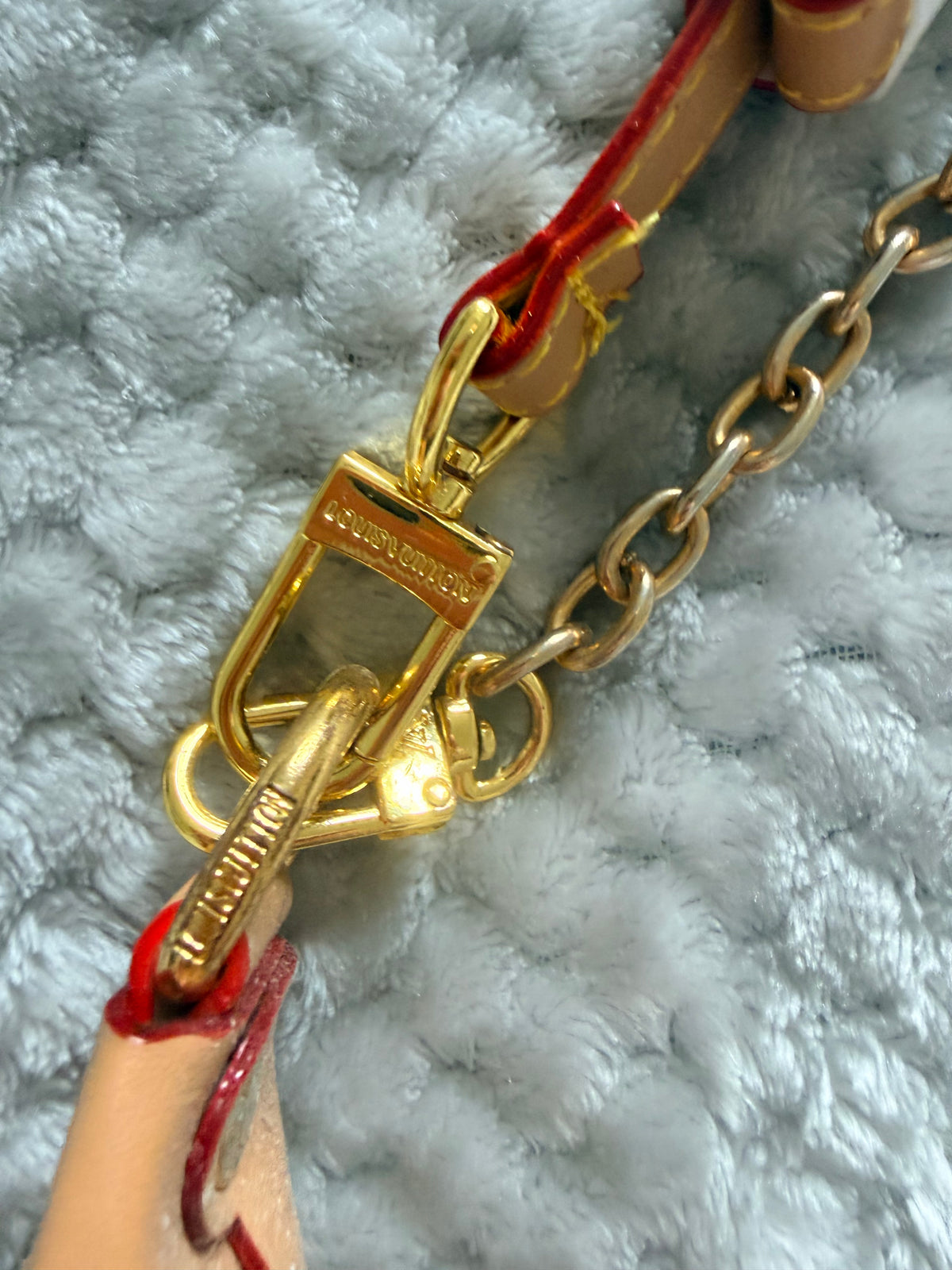 L V Loop Crescent bag
