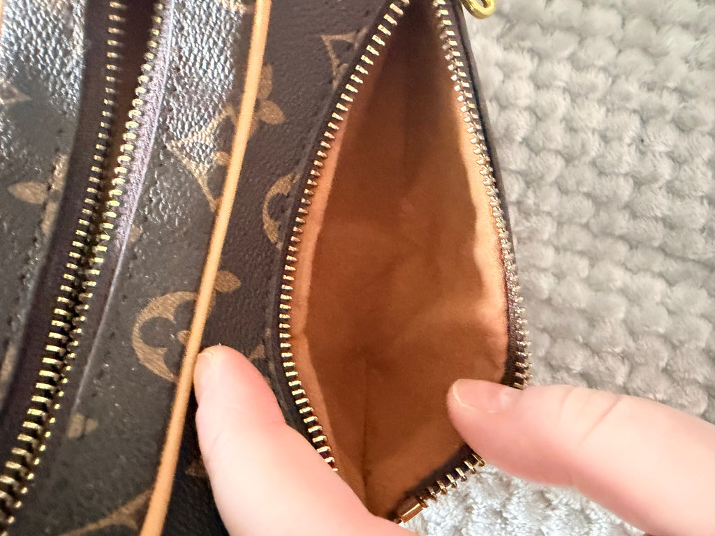 L V Loop Crescent bag