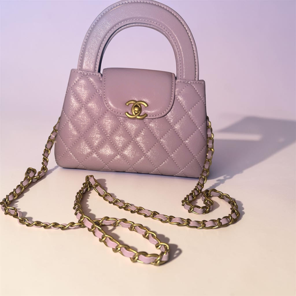 C C Mini Top Handle Flap Bag NEW