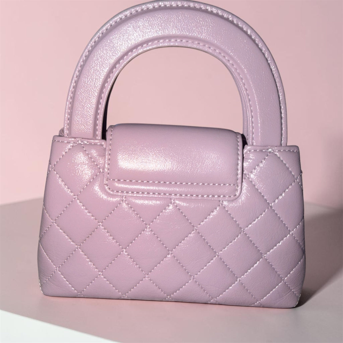 C C Mini Top Handle Flap Bag NEW