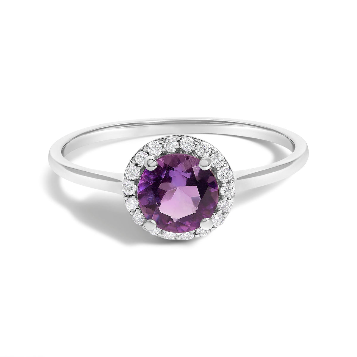 Amethyst Luxury Ring (925 Sterling Silver)