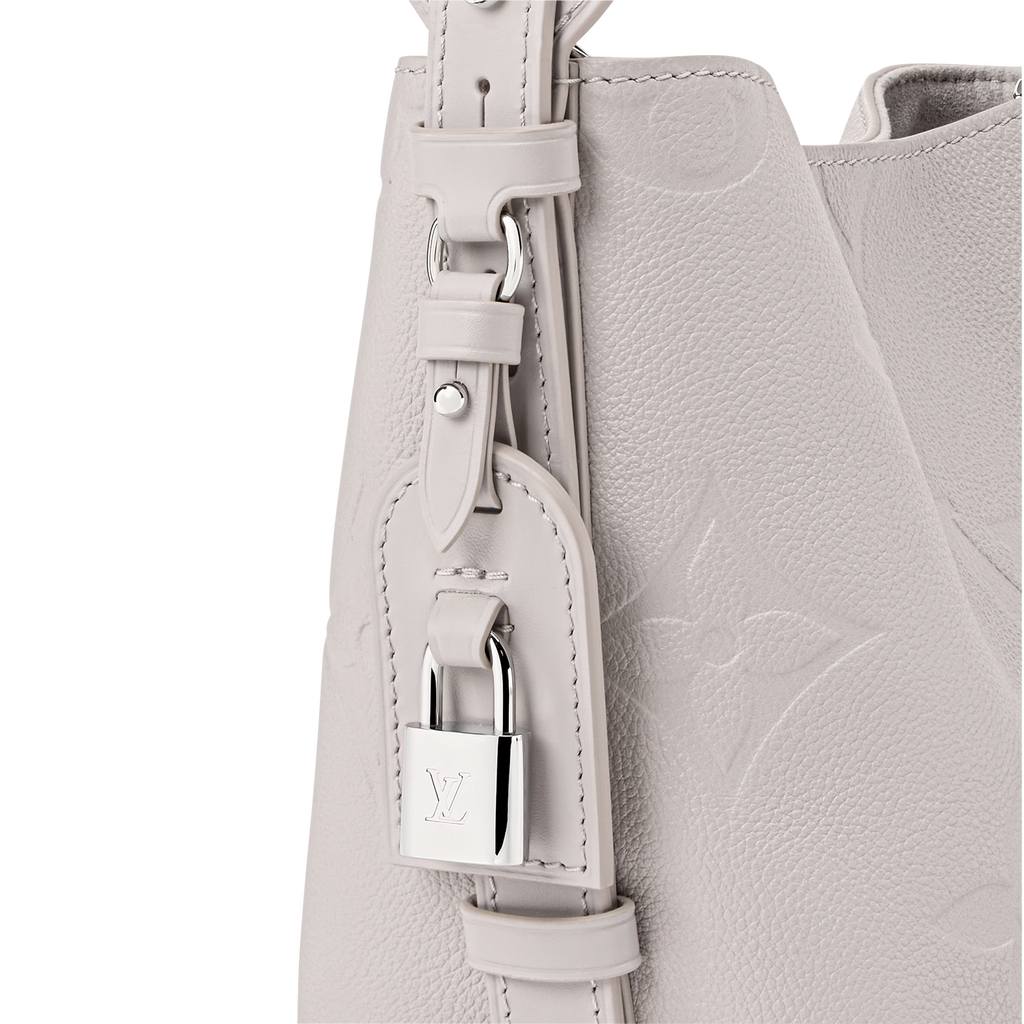 L V All in Monogram Empreinte leather Brume Grey NEW