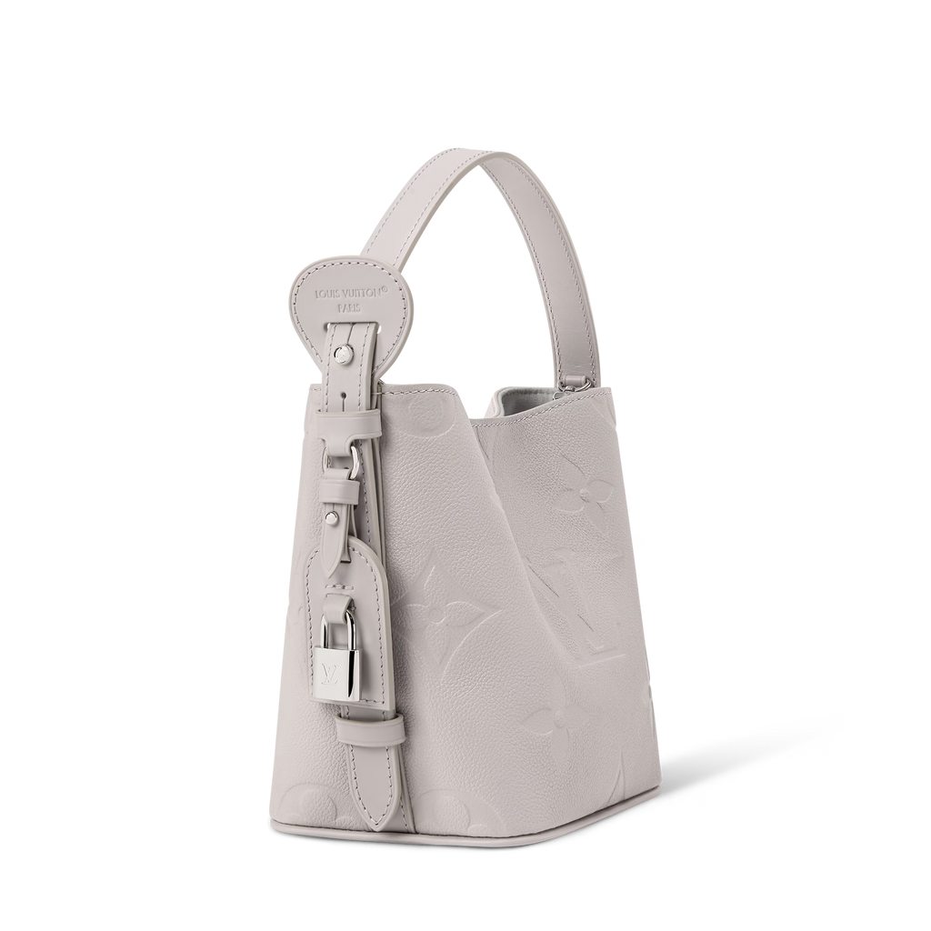 L V All in Monogram Empreinte leather Brume Grey NEW