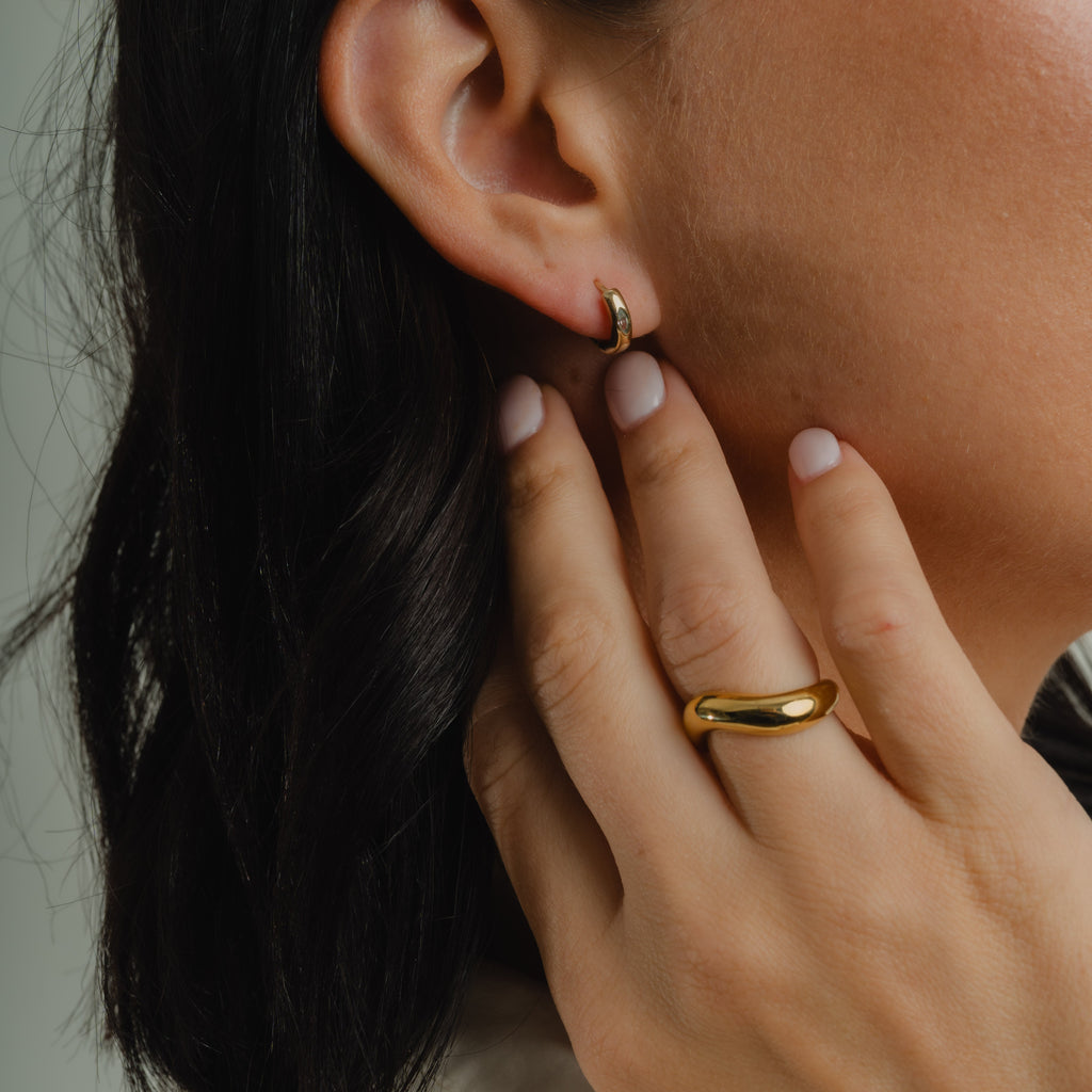 18K Gold-Plated Reese Ring